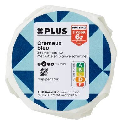 PLUS Cremeux Bleu