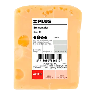 PLUS Franse emmentaler 45+