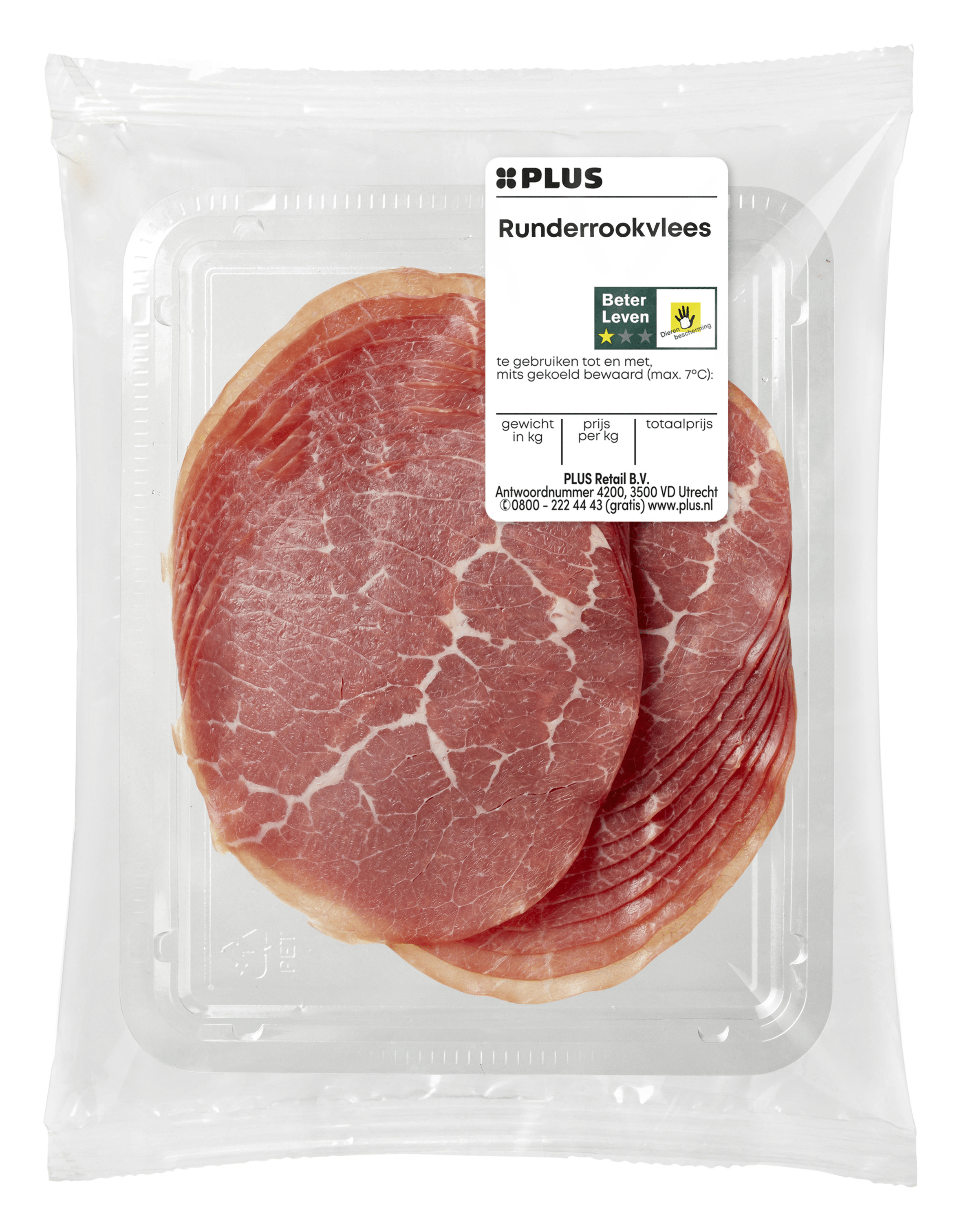 PLUS Puur van smaak Runderrookvlees