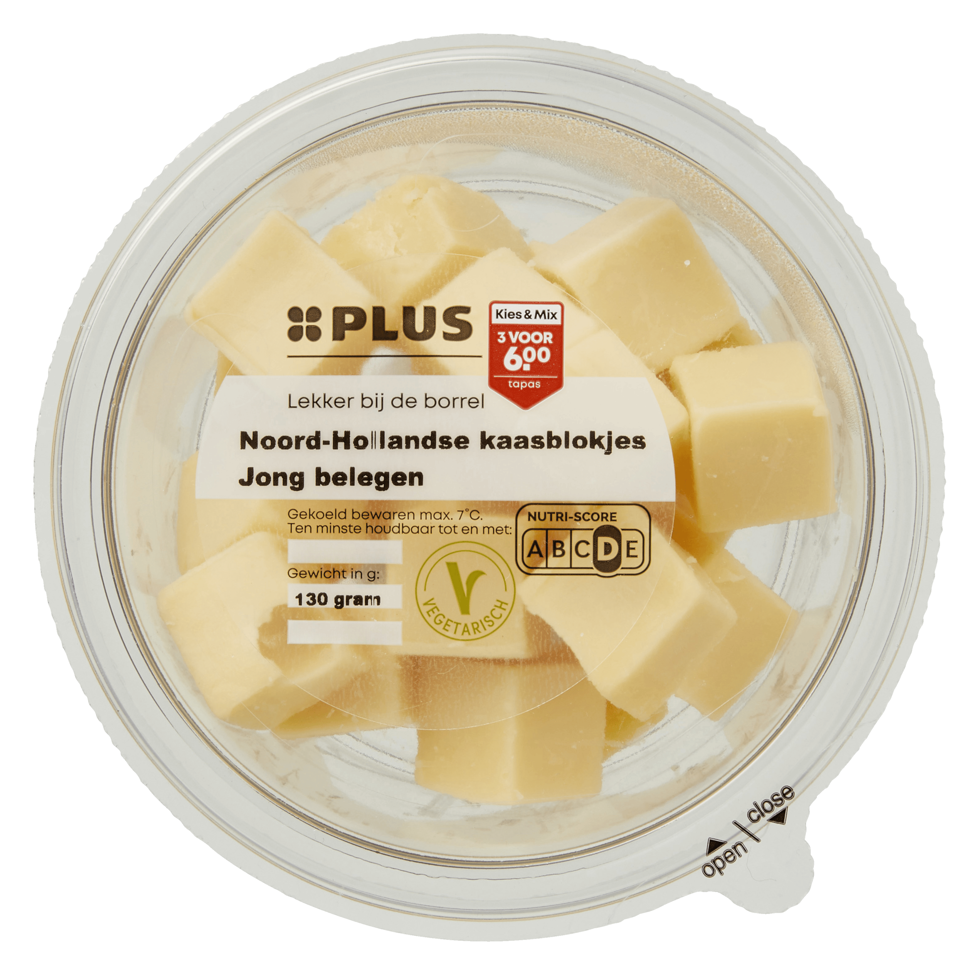 PLUS N-Holla Kaasblokjes Jong Beleg
