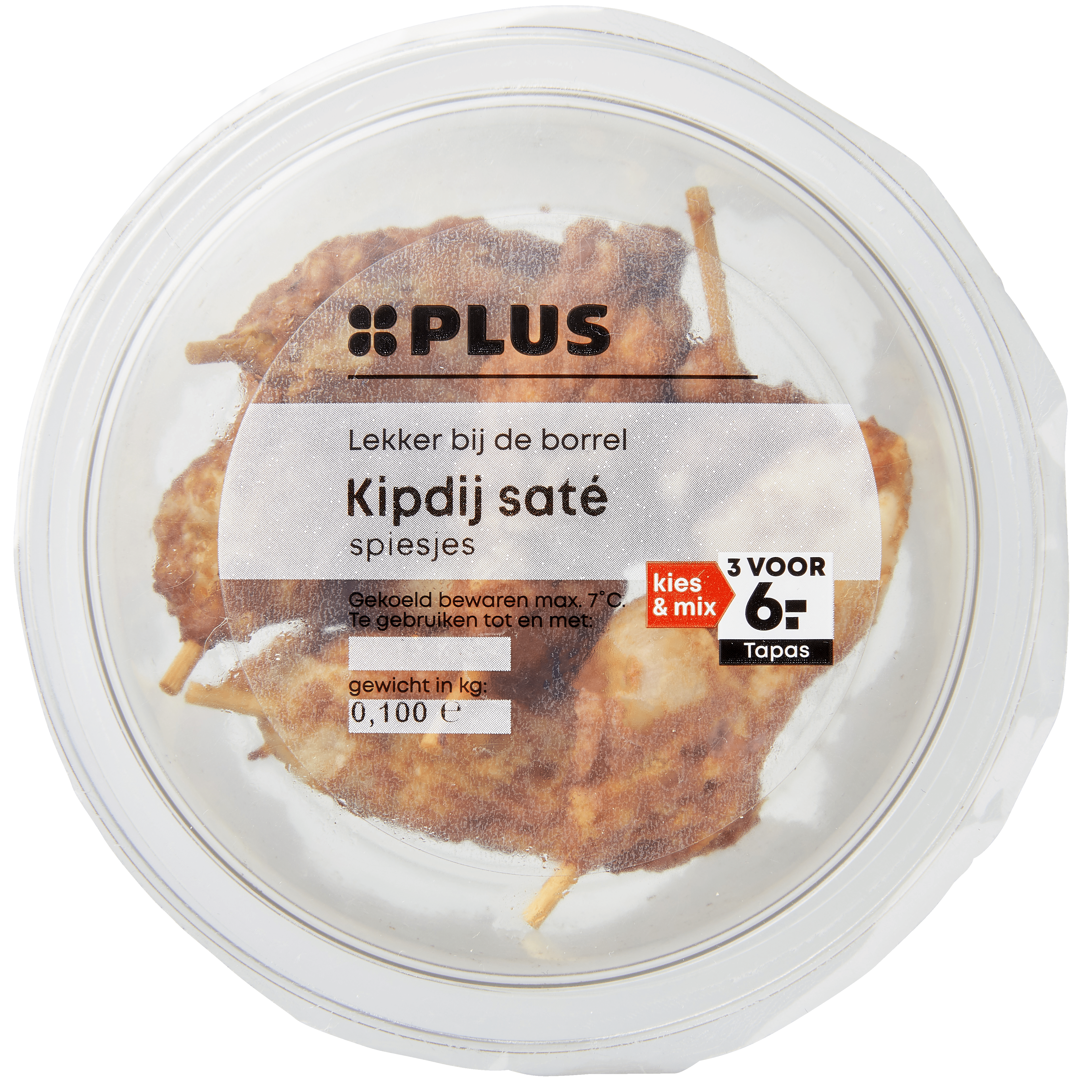 PLUS Kipdij saté spiesjes