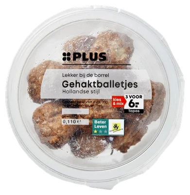 PLUS Gehaktballetjes Hollands