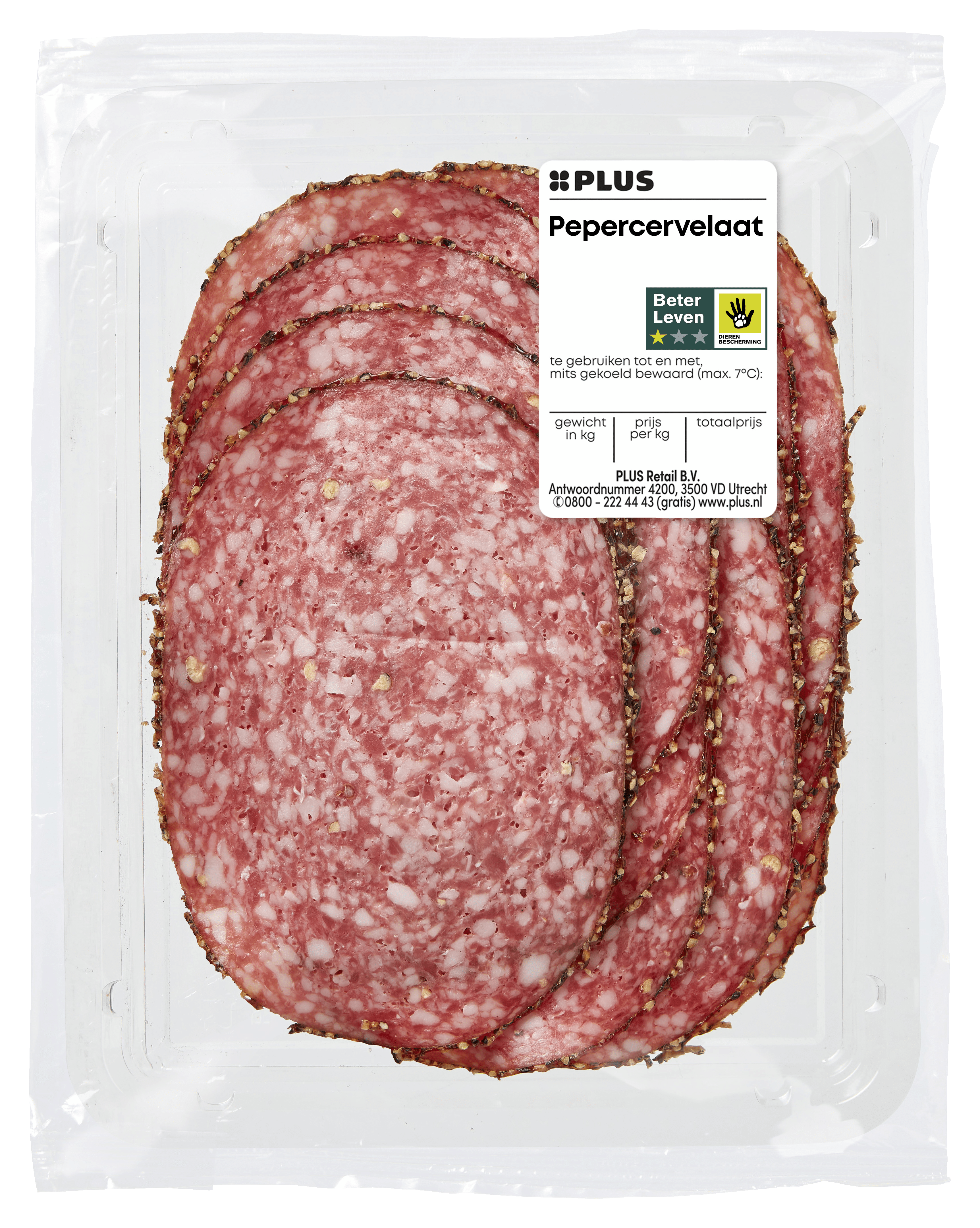 PLUS Pepercervelaat