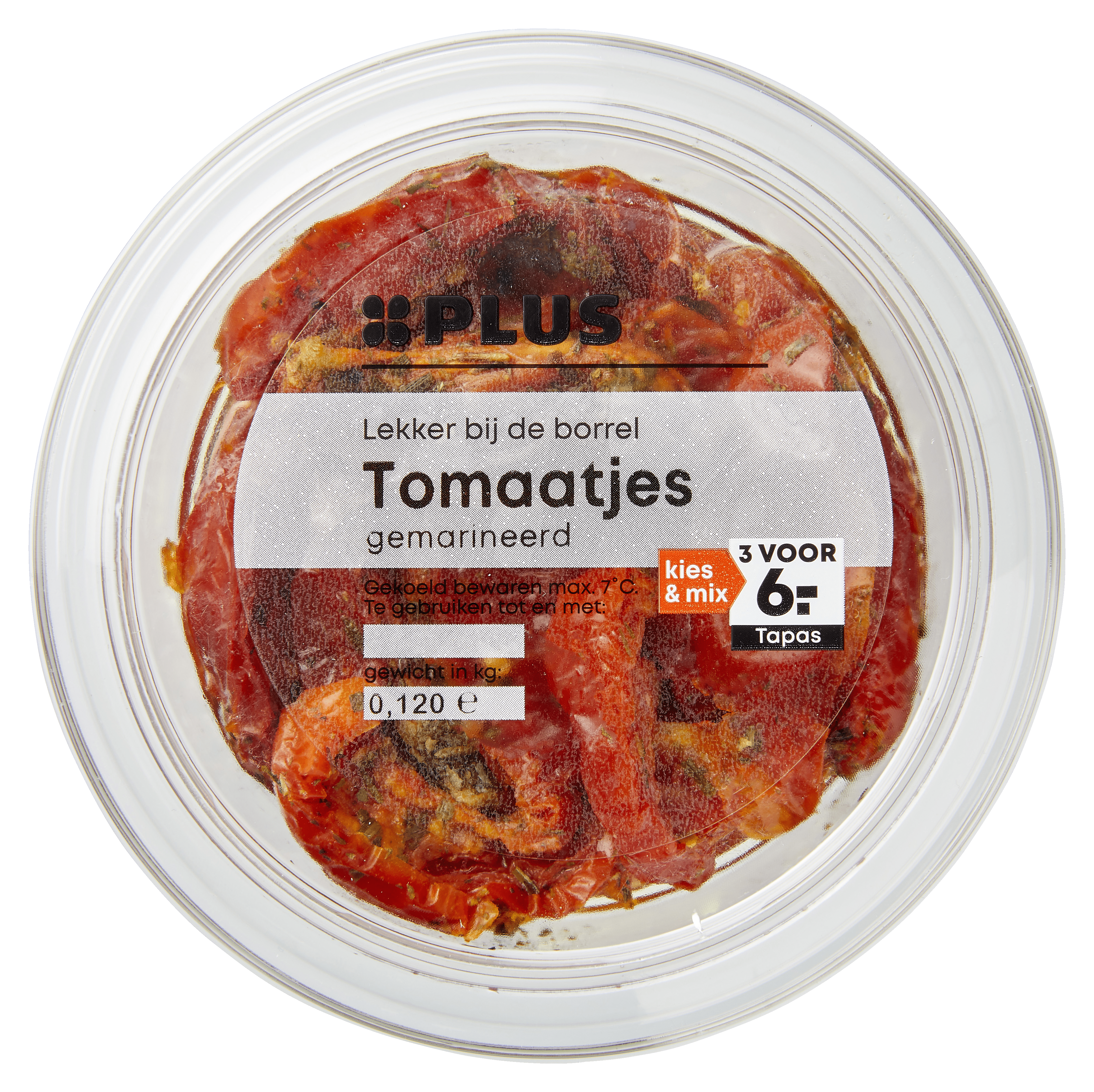 PLUS Zongedroogde tomaatjes