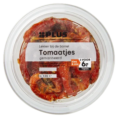 PLUS Zongedroogde tomaatjes