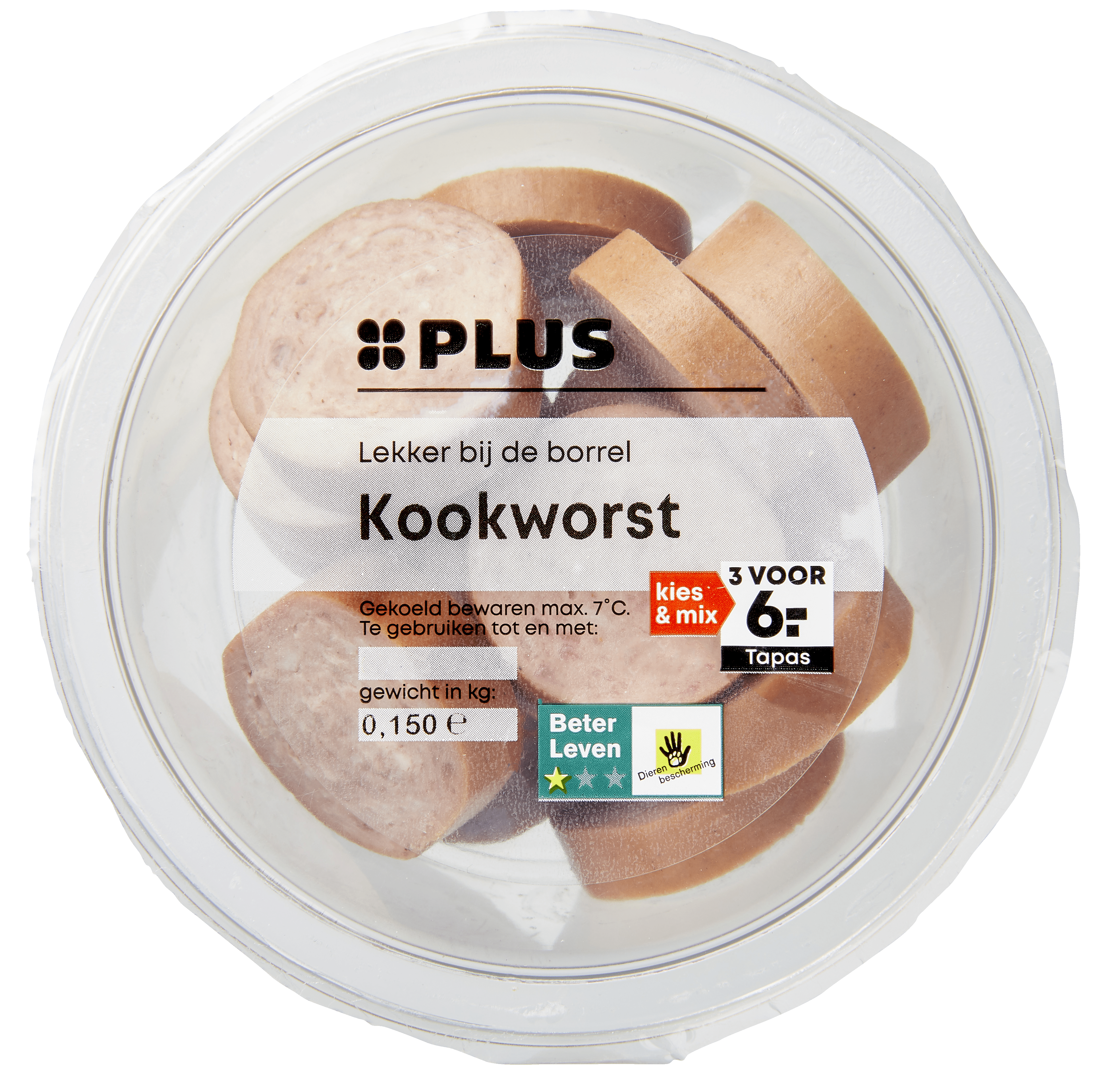 PLUS Antipasti slagersleverworst