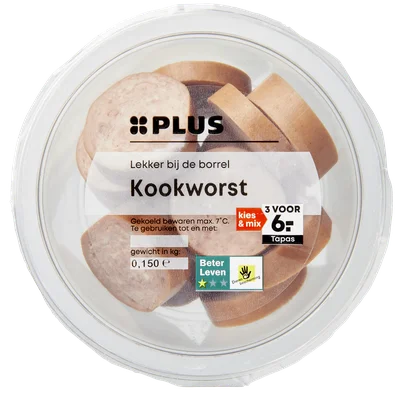 PLUS Antipasti slagersleverworst