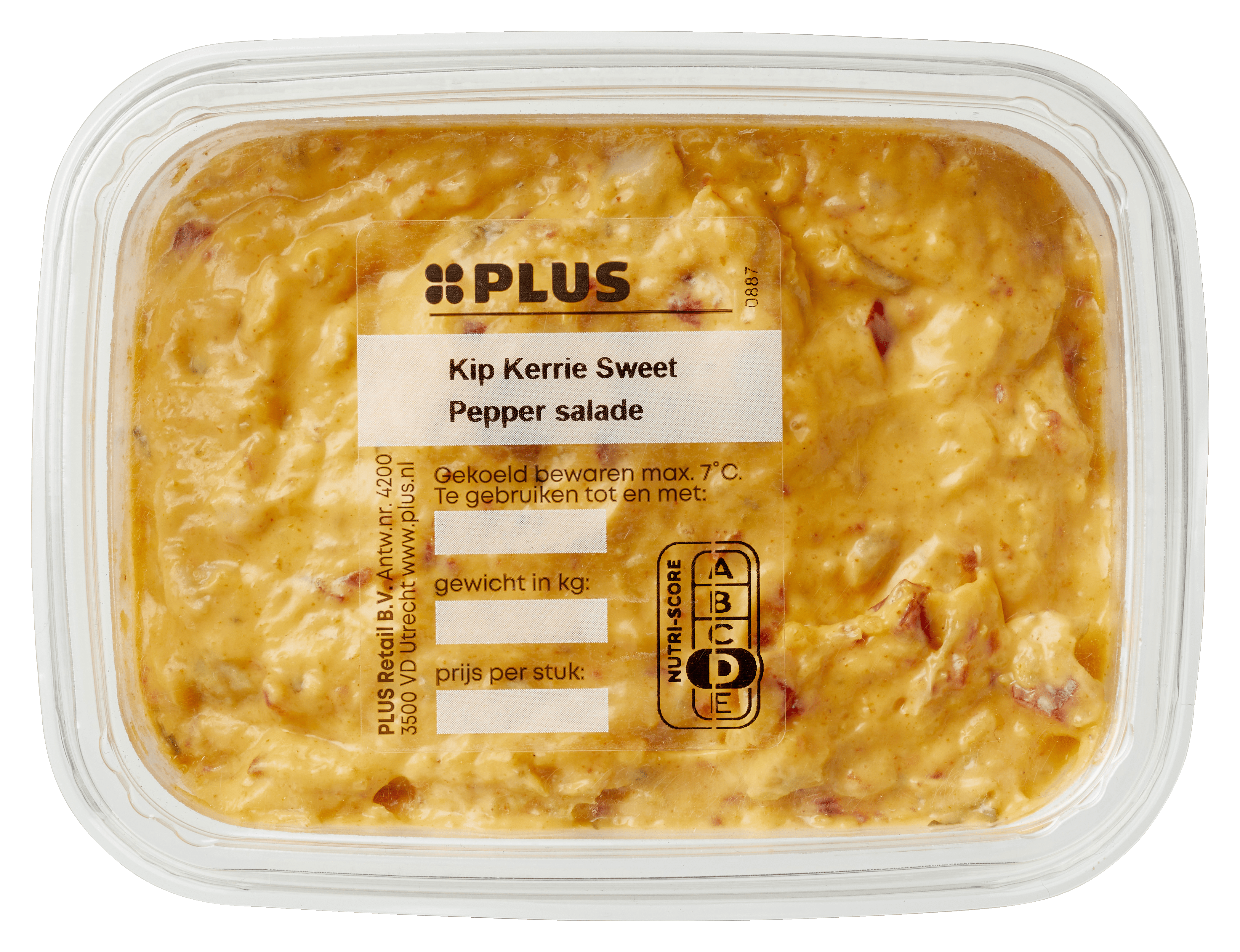 PLUS Kip Kerrie Sweet Pepper Salade