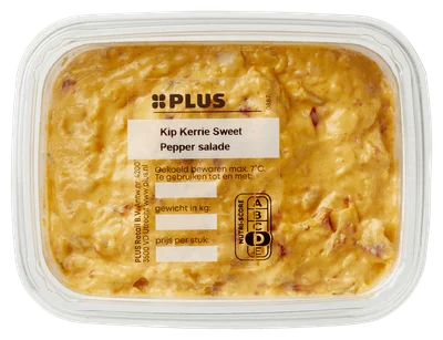 PLUS Kip Kerrie Sweet Pepper Salade
