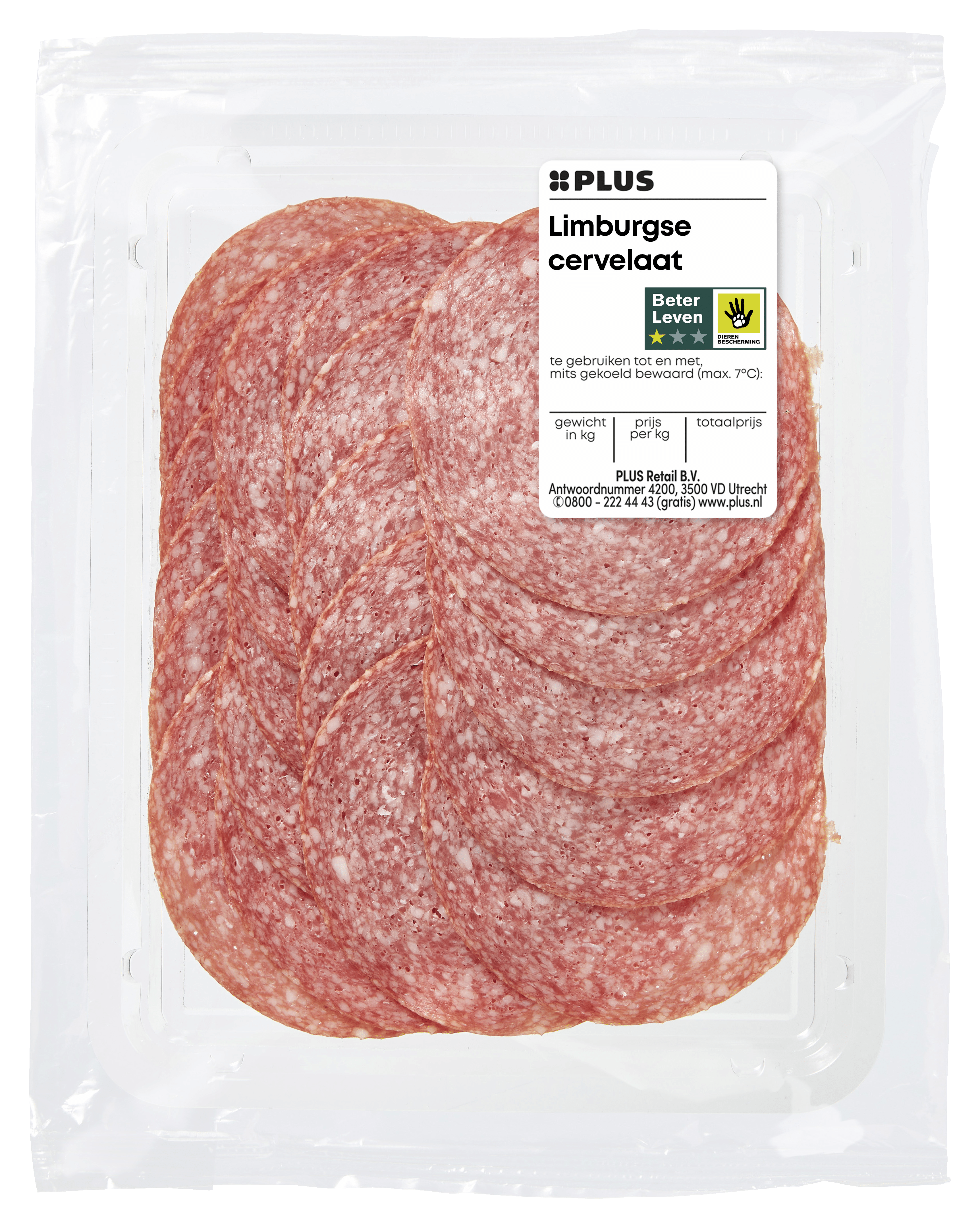 PLUS Limburgse cervelaat