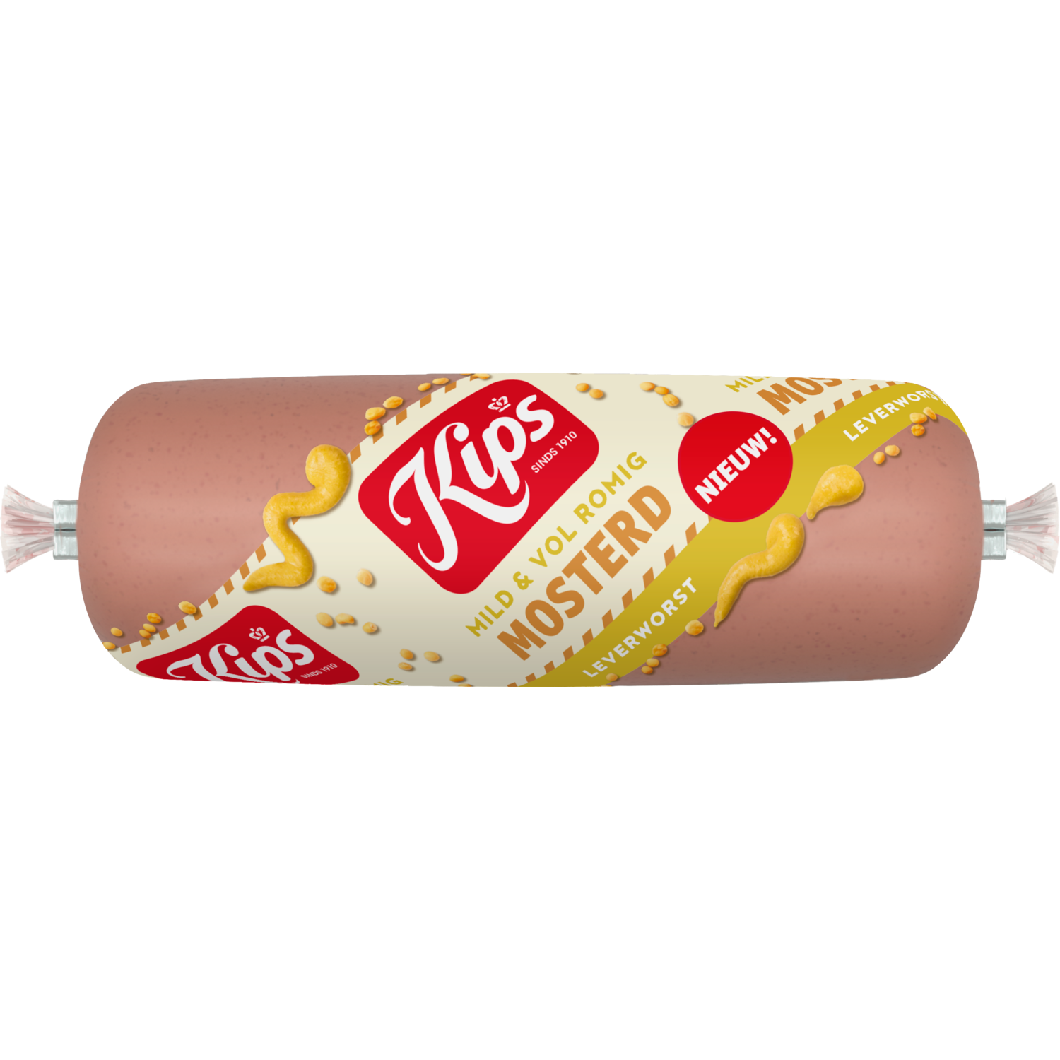 Kips Leverworst met mosterd