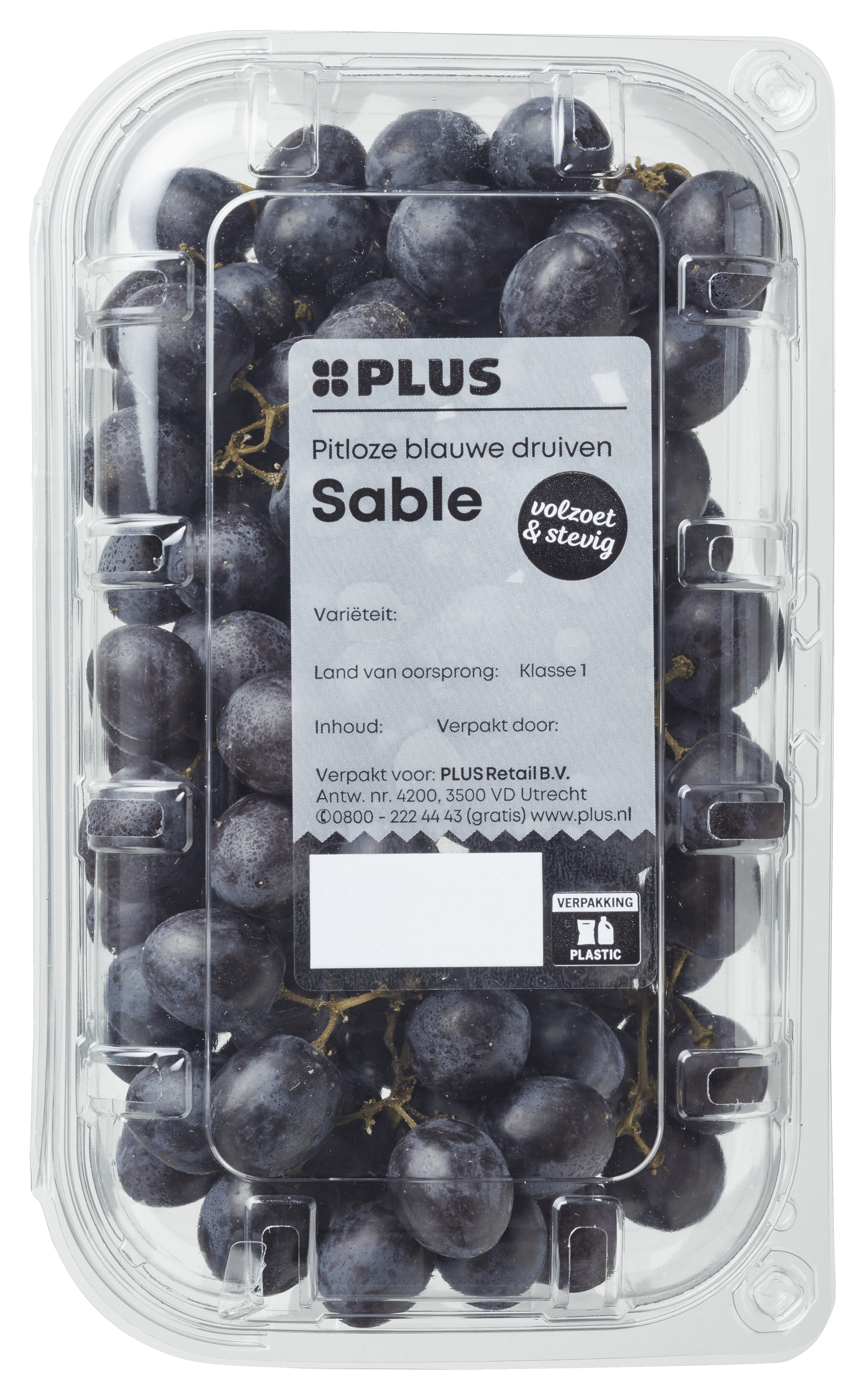 PLUS Sable druiven