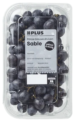 PLUS Sable druiven