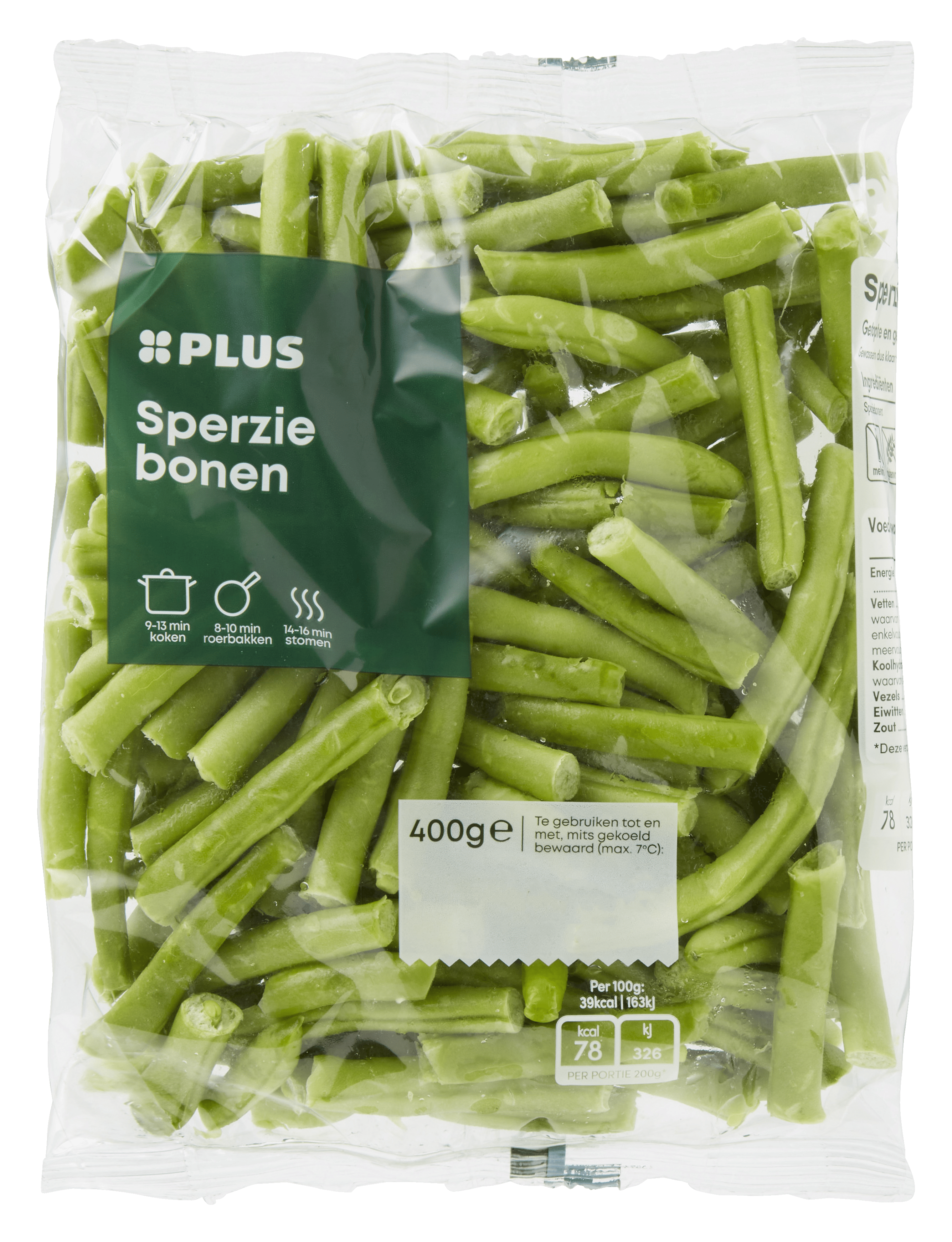 PLUS Sperziebonen gebroken
