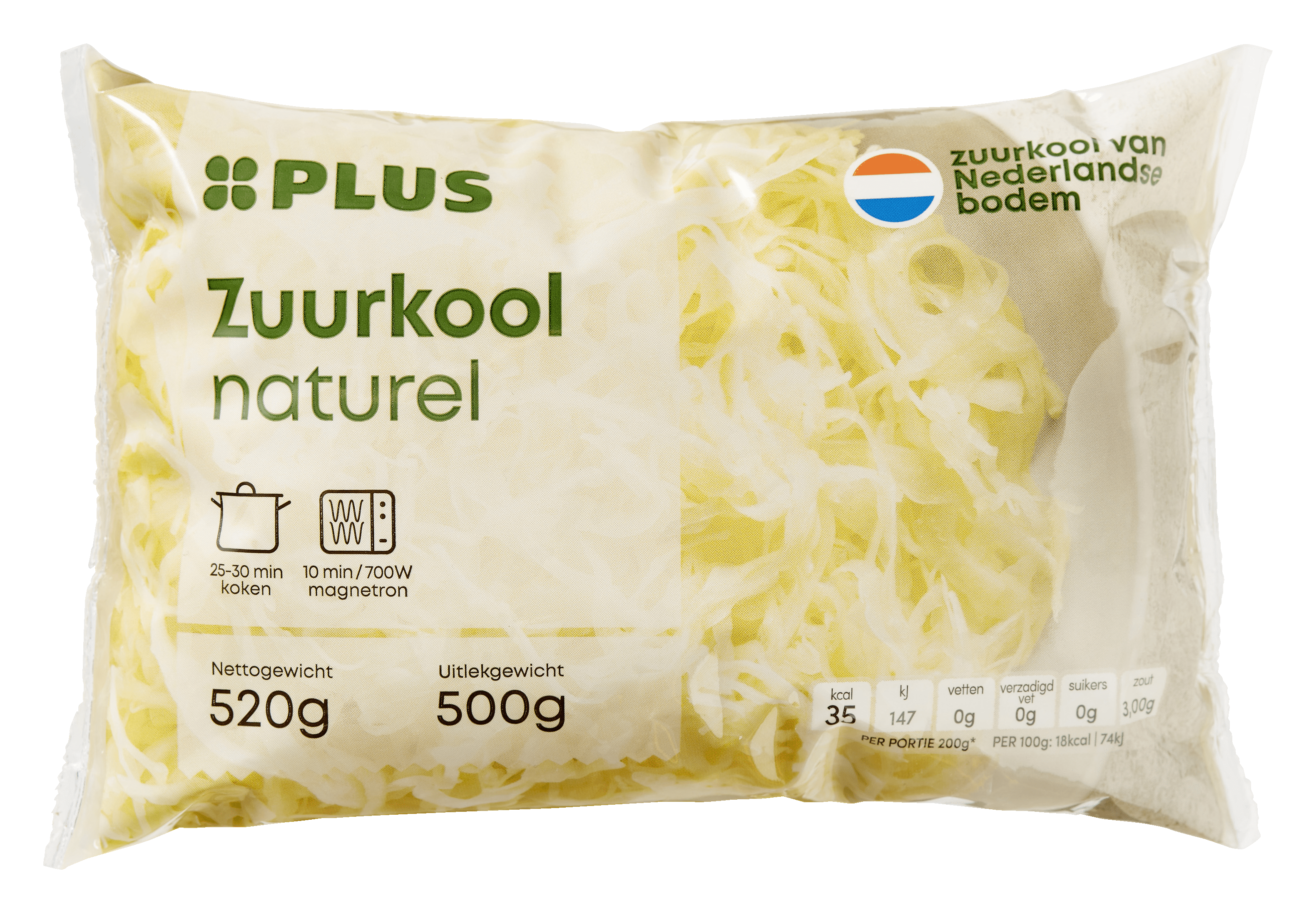 PLUS Zuurkool naturel