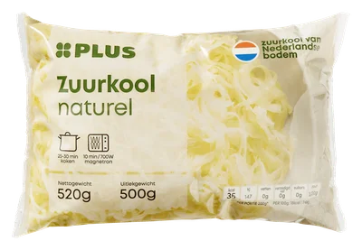 PLUS Zuurkool naturel