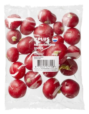 PLUS Radijs geschoond