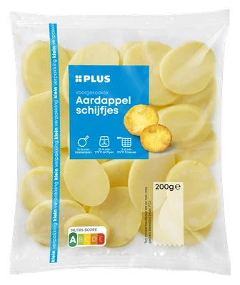 PLUS Aardappelschijfjes 1-persoons