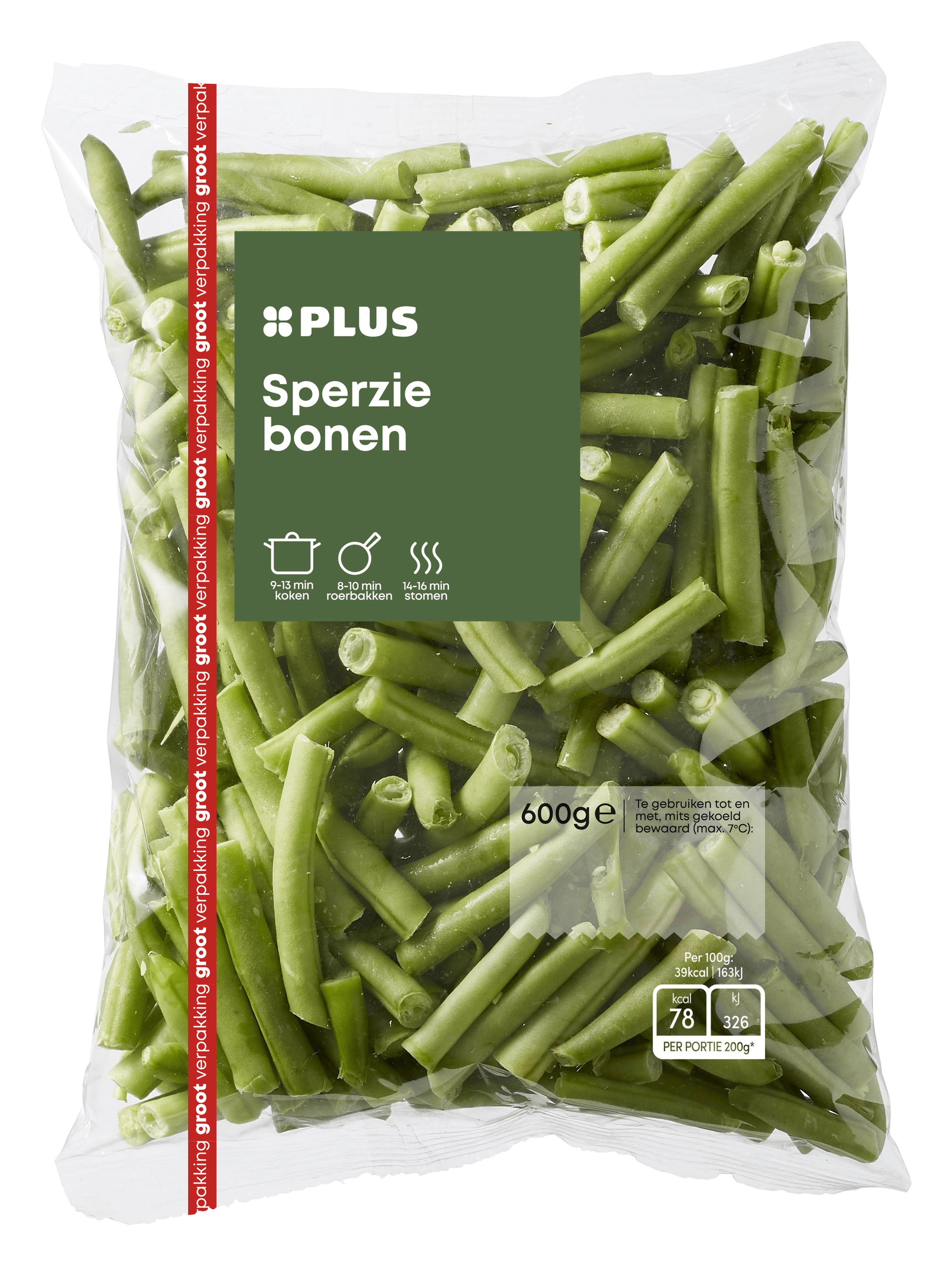 PLUS Sperziebonen gebroken