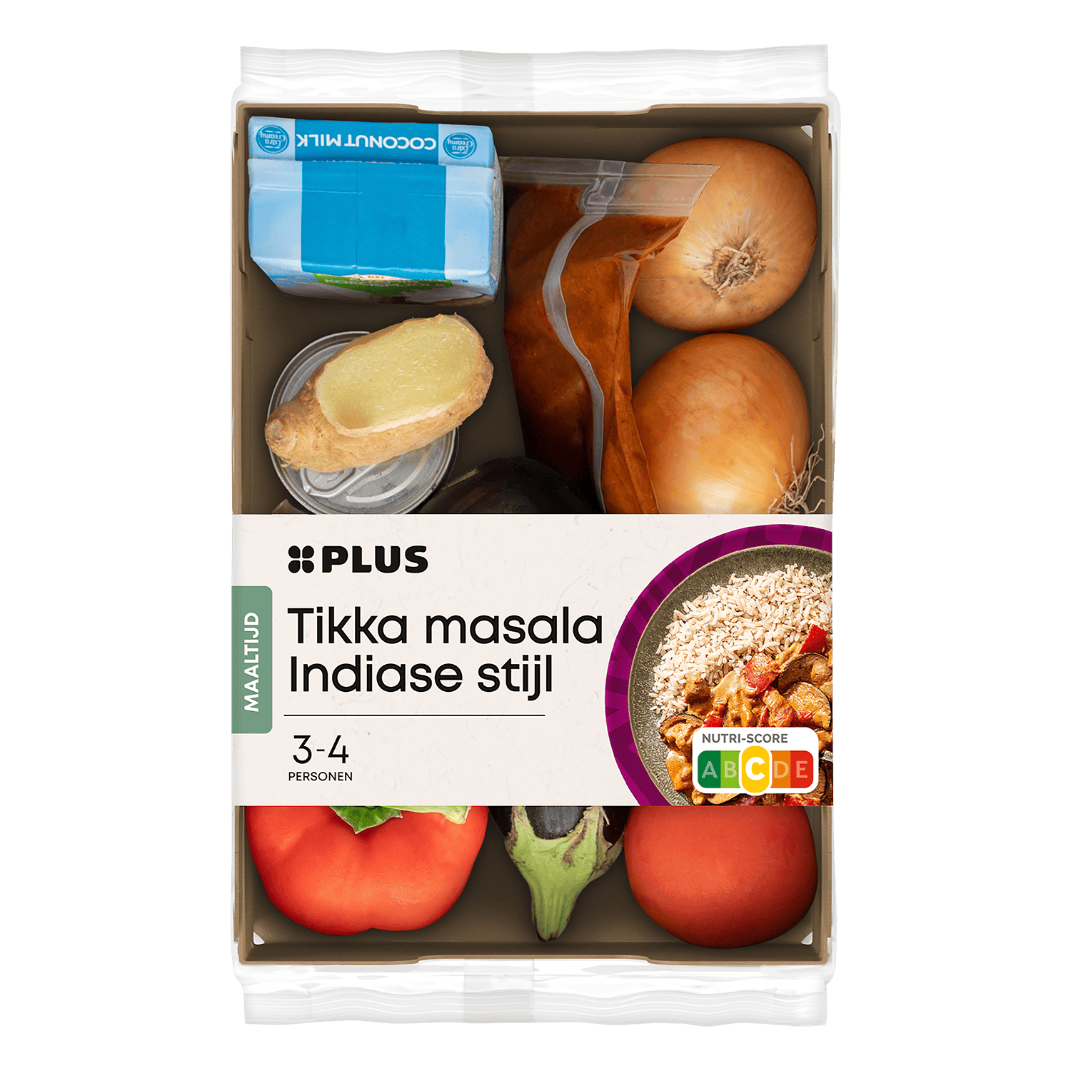 PLUS Indiase Tikka masala