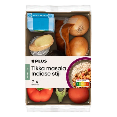 PLUS Indiase Tikka masala