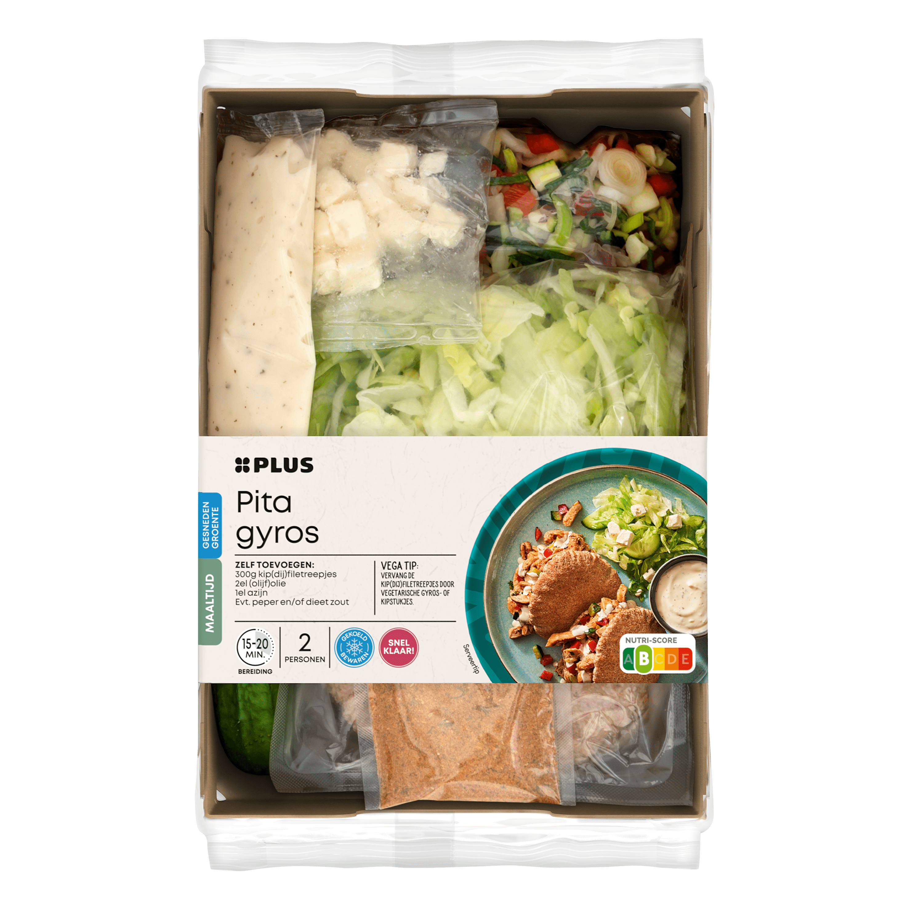 PLUS Gesneden verspakket Pita Gyros