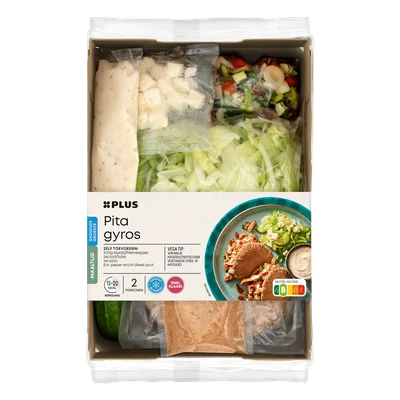 PLUS Gesneden verspakket Pita Gyros