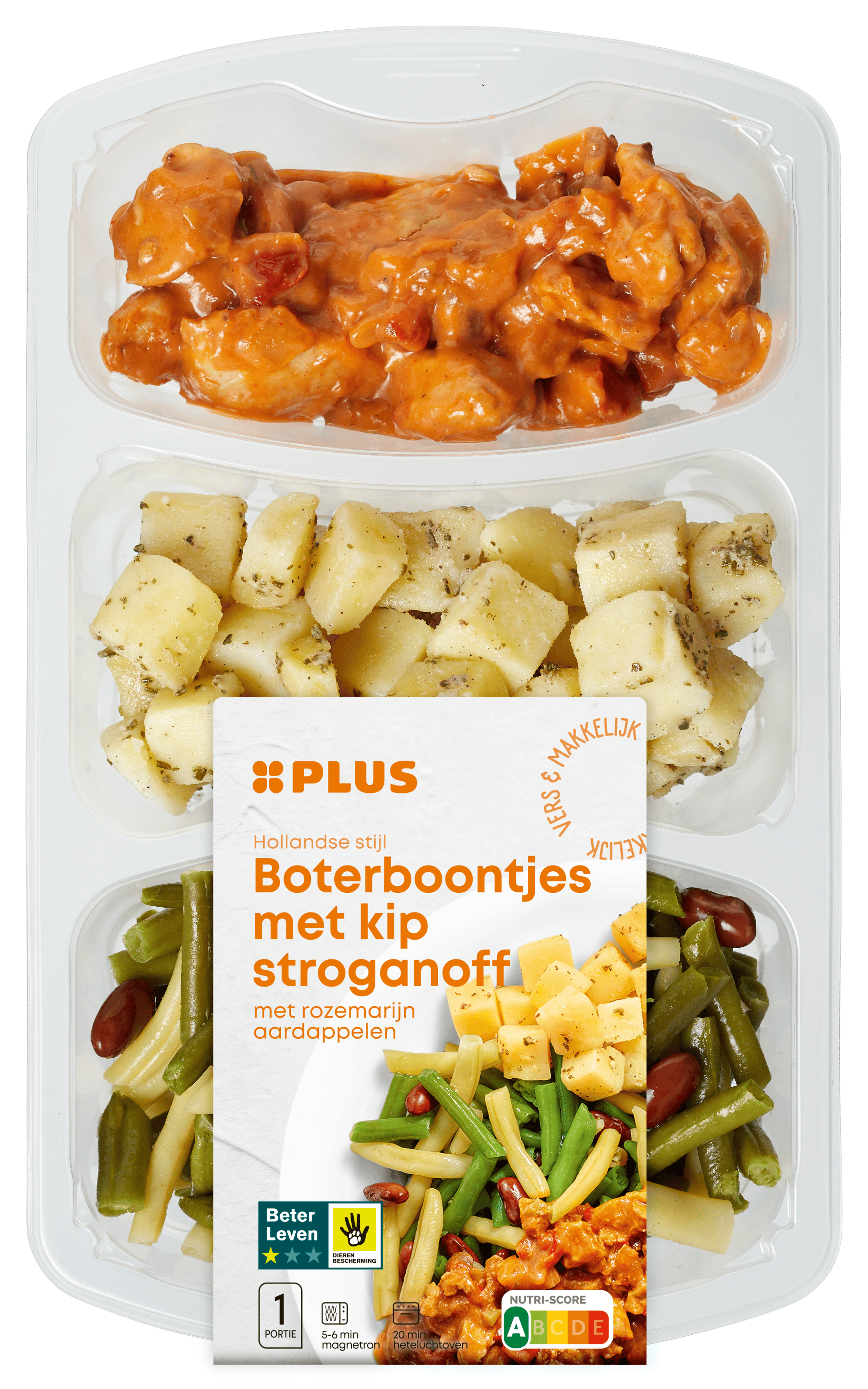 PLUS Pofaardappel met knoflooksaus