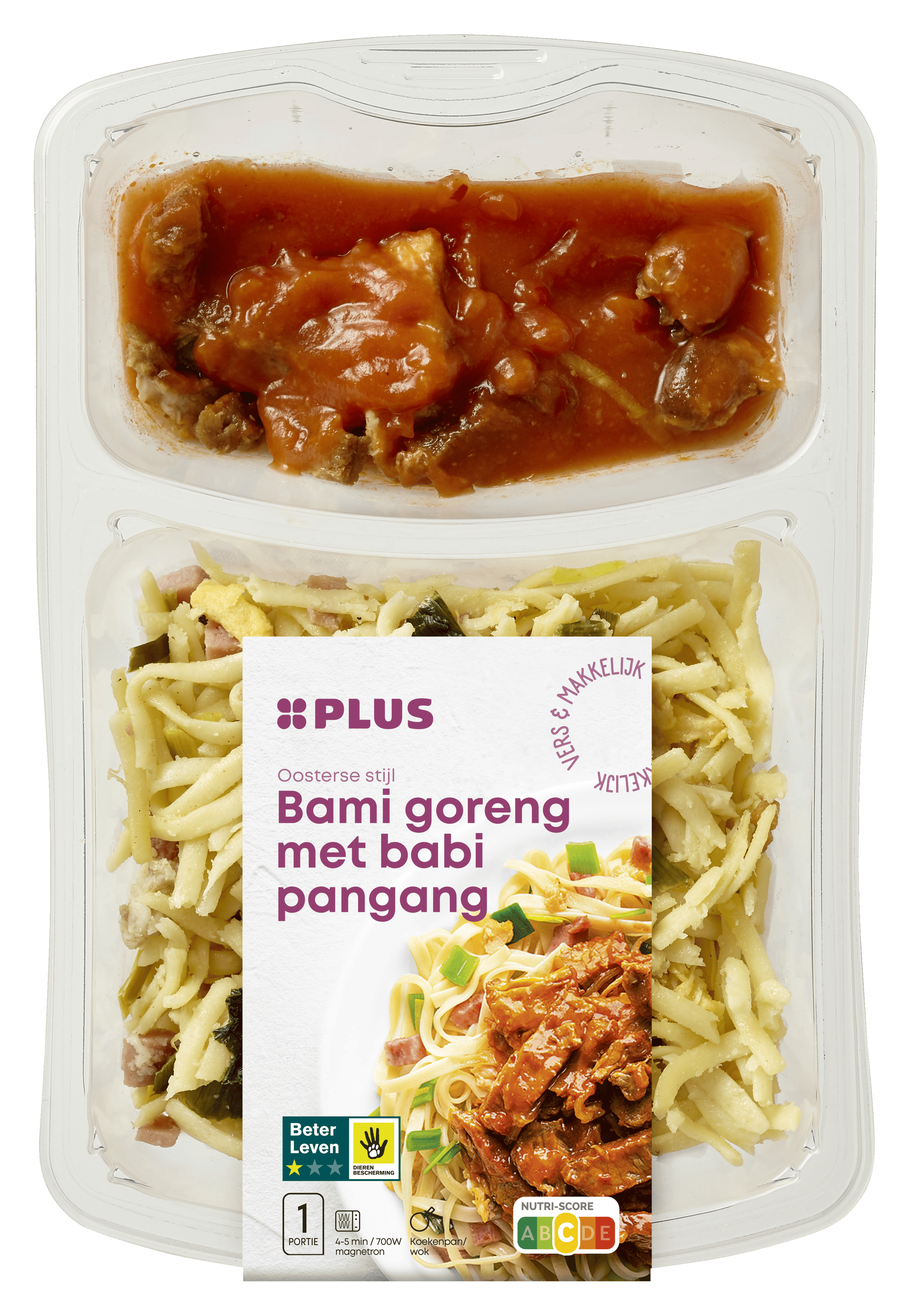 PLUS Bami Goreng met Saté Ajam