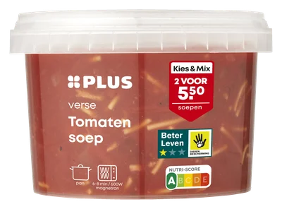 PLUS Chinese tomatensoep
