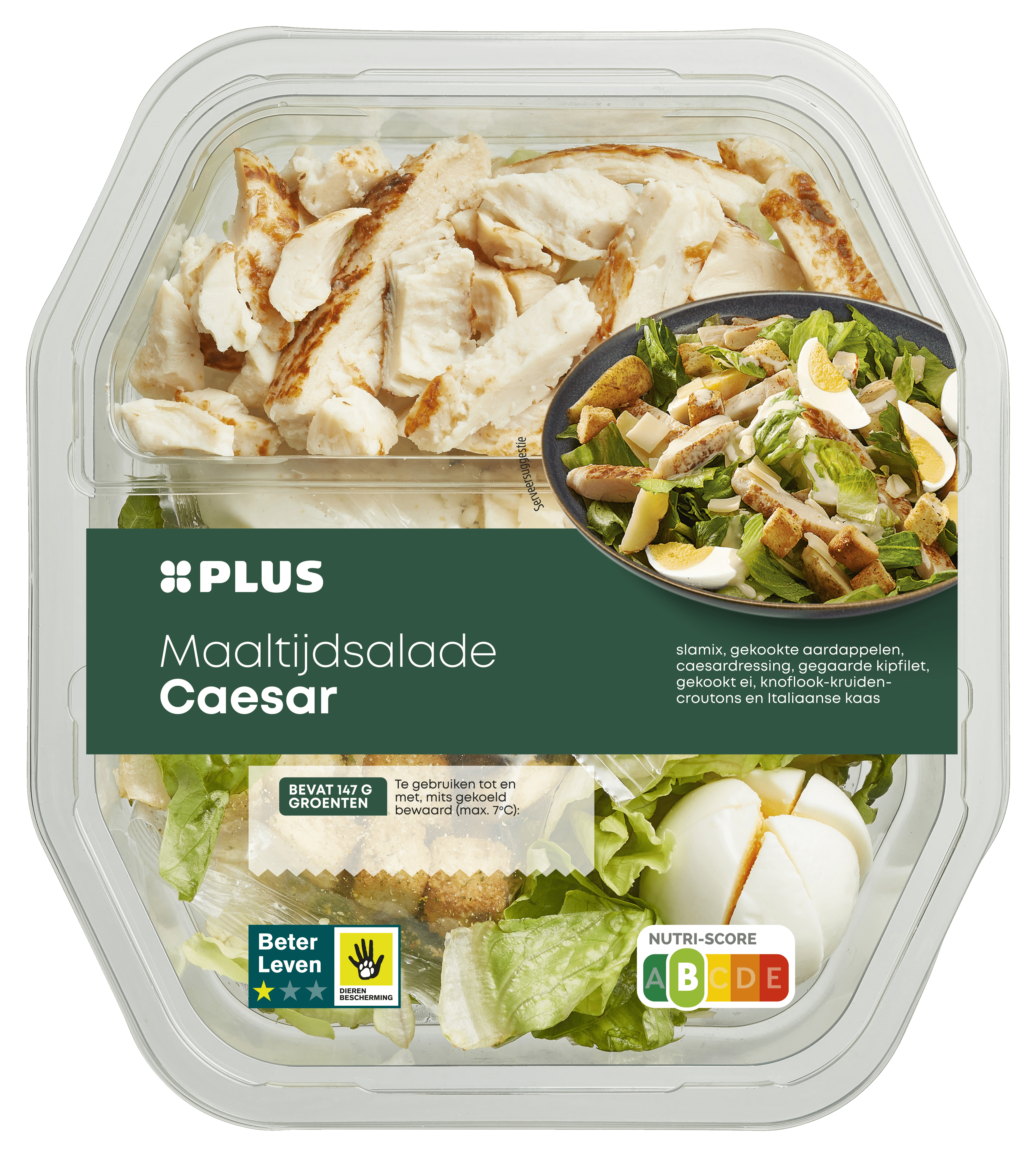 PLUS Maaltijdsalade Caesar
