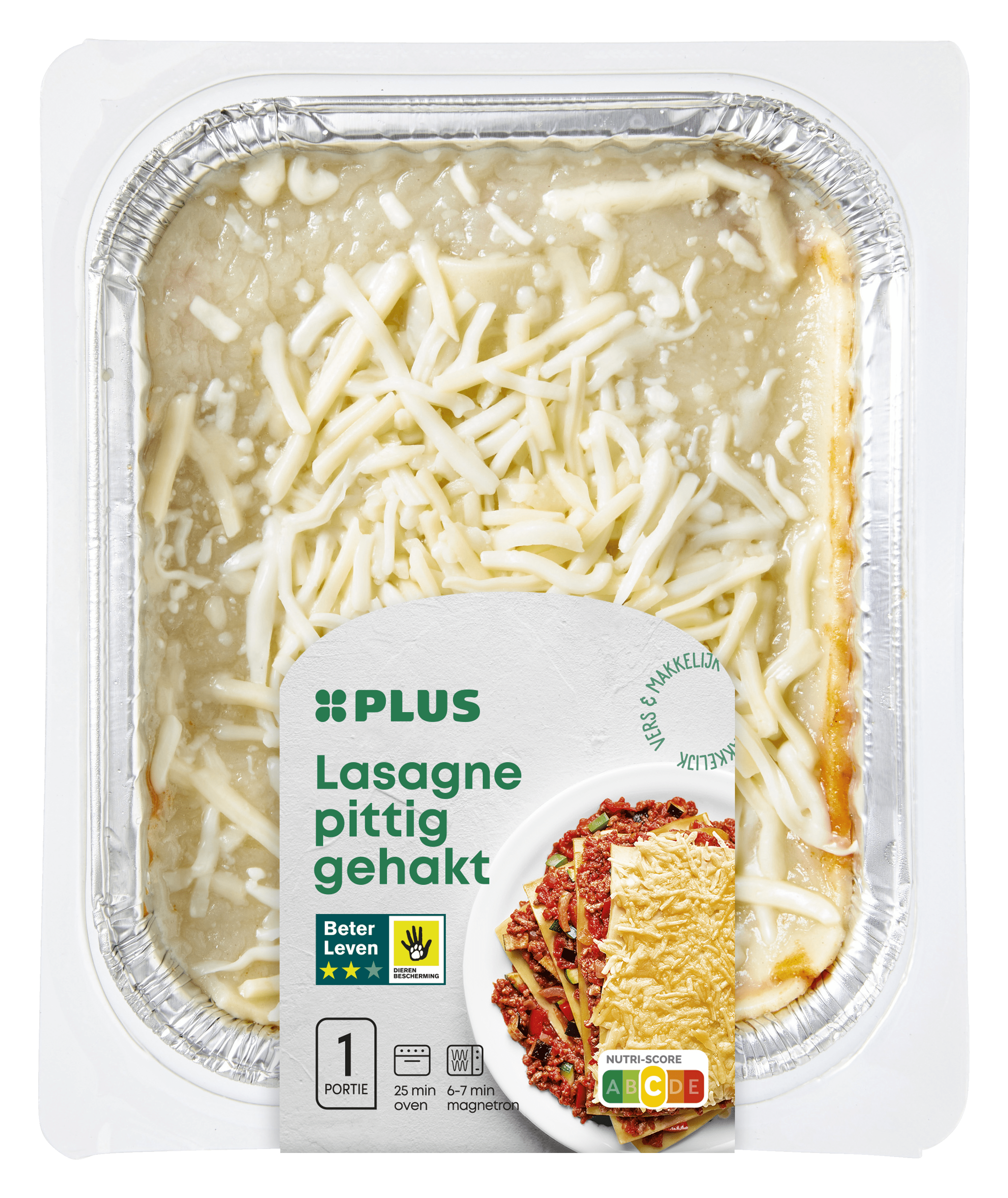 PLUS Lasagne  pittig gehakt