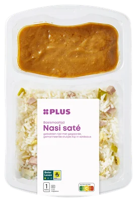 PLUS Nasi met kipsaté