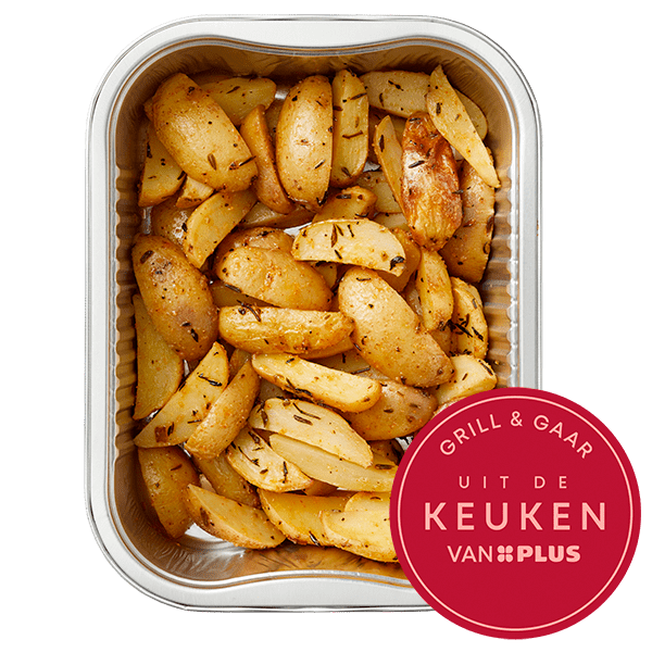 Uit de keuken van PLUS Cajun aardappelwedges met tijm
