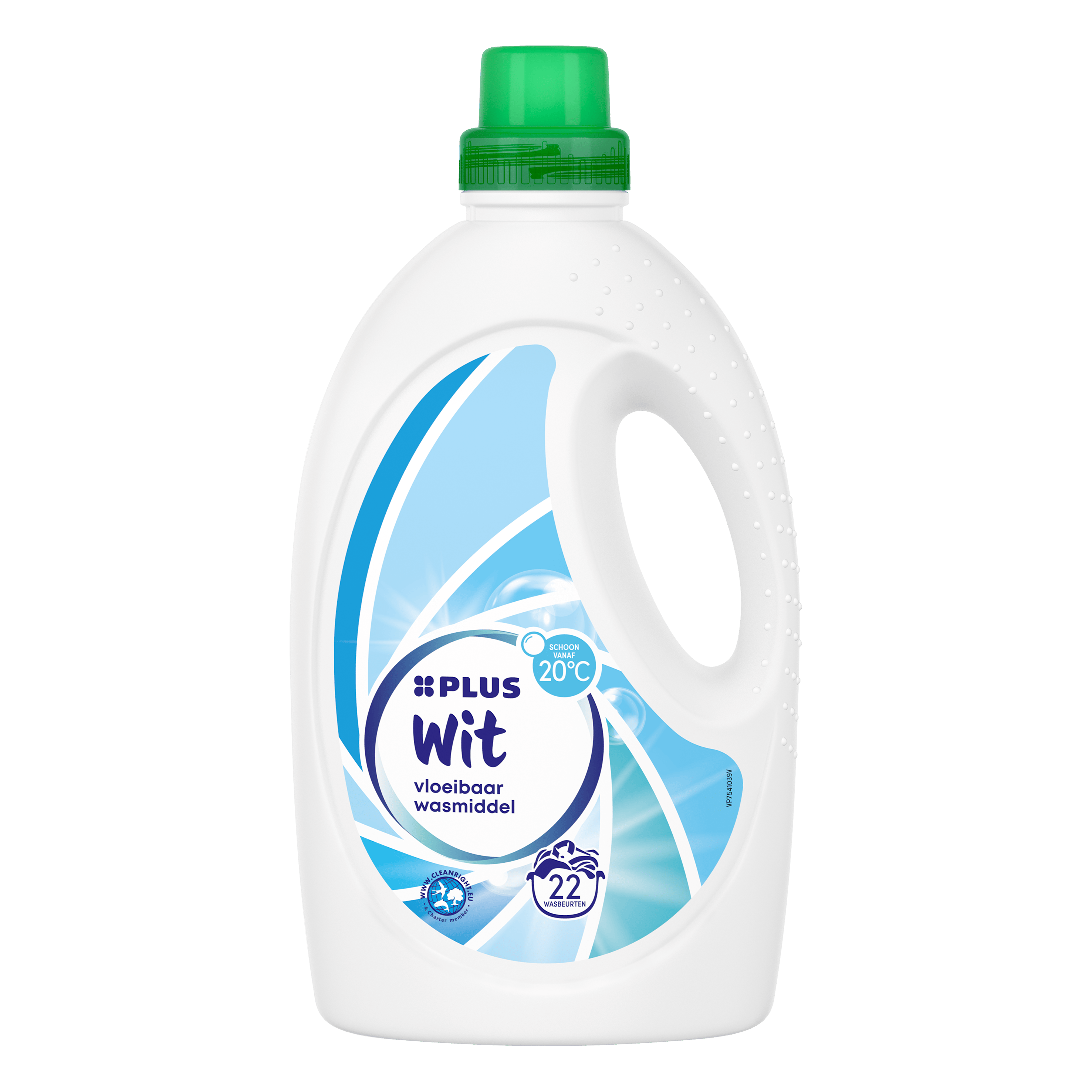 PLUS Vloeibaar wasmiddel wit 20sc