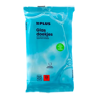 PLUS Glasdoekjes plasticvrij