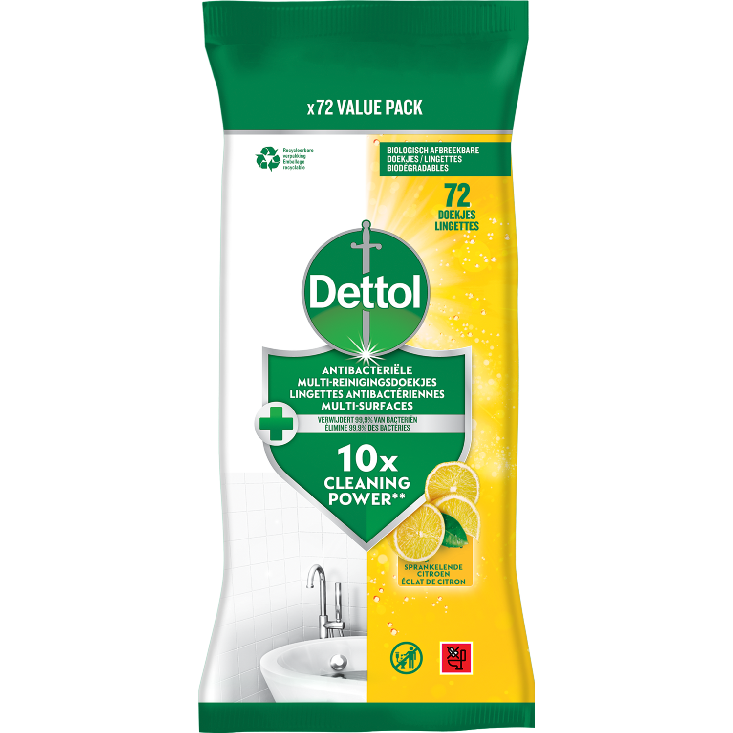 Dettol Desinfecterende Reinigingsdoekjes