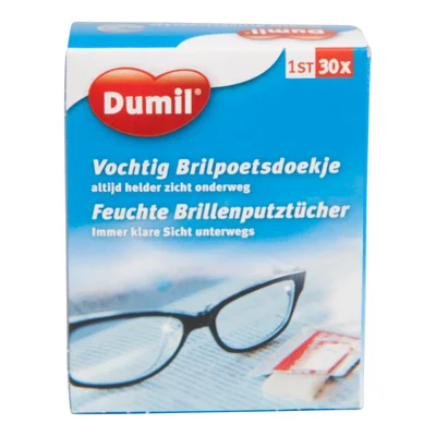 Dumil Vochtige brilpoetsdoekjes