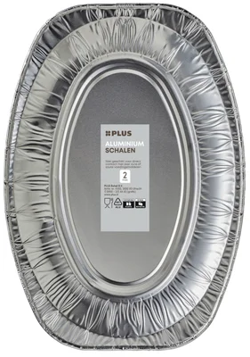 PLUS Aluminium schaal 35cm