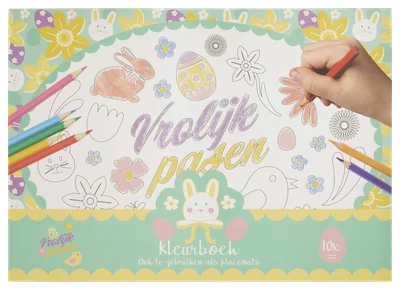 Avec Pasen inkleur placemats