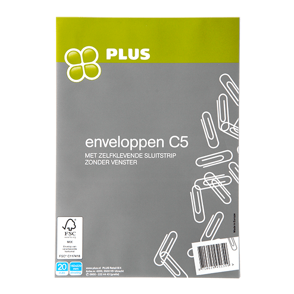 PLUS Enveloppen FSC
