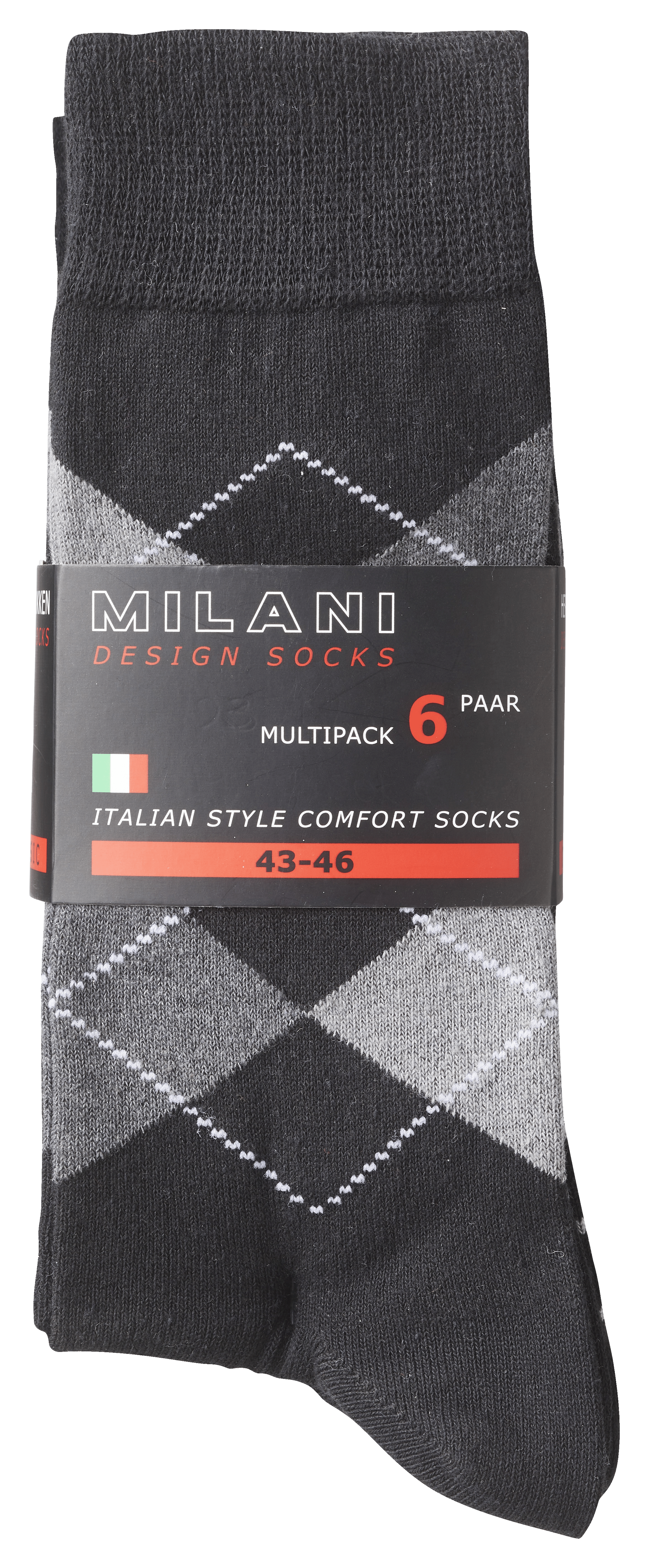 Neutraal Herensok 6-pack