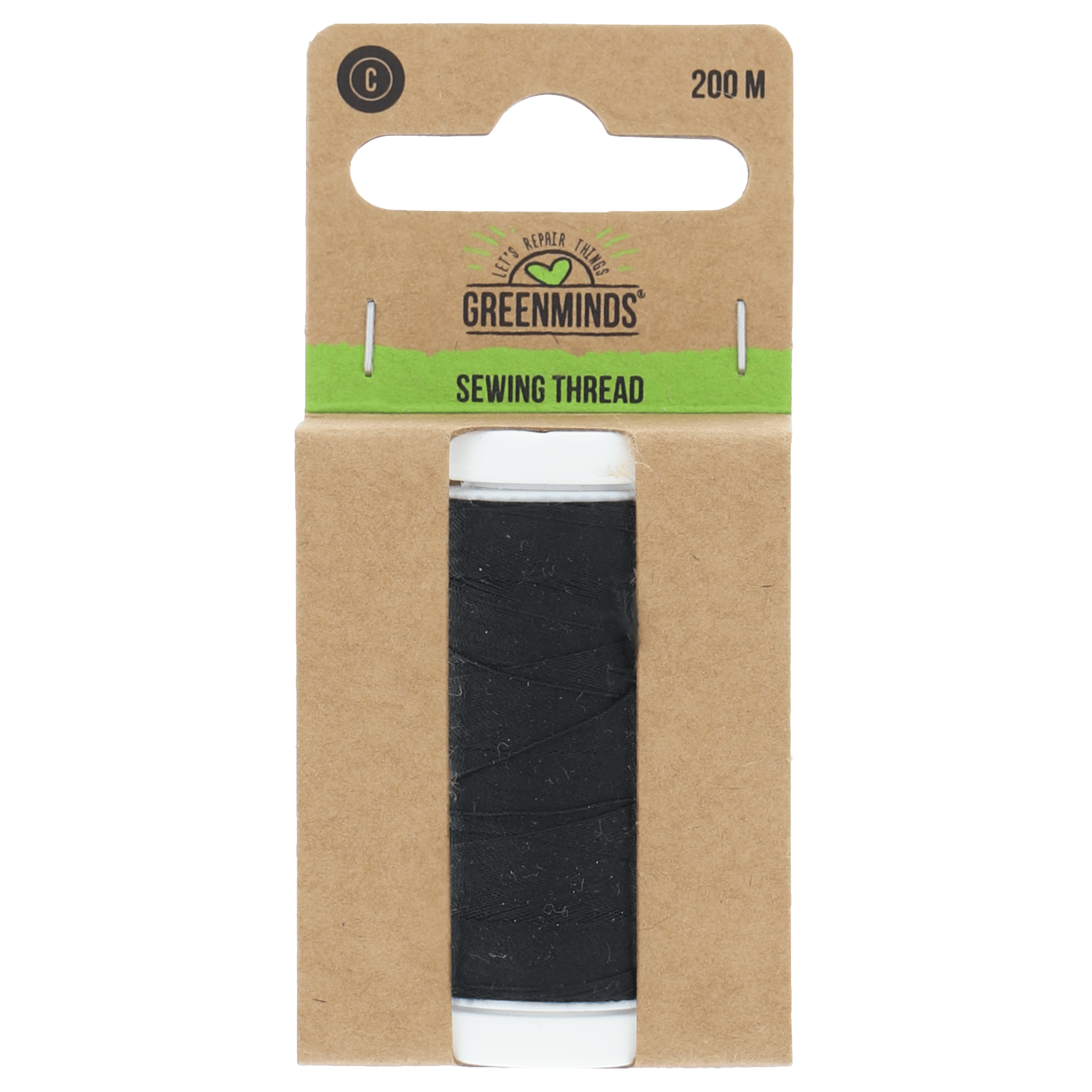 Greenminds Jeansgaren Zwart 80mtr