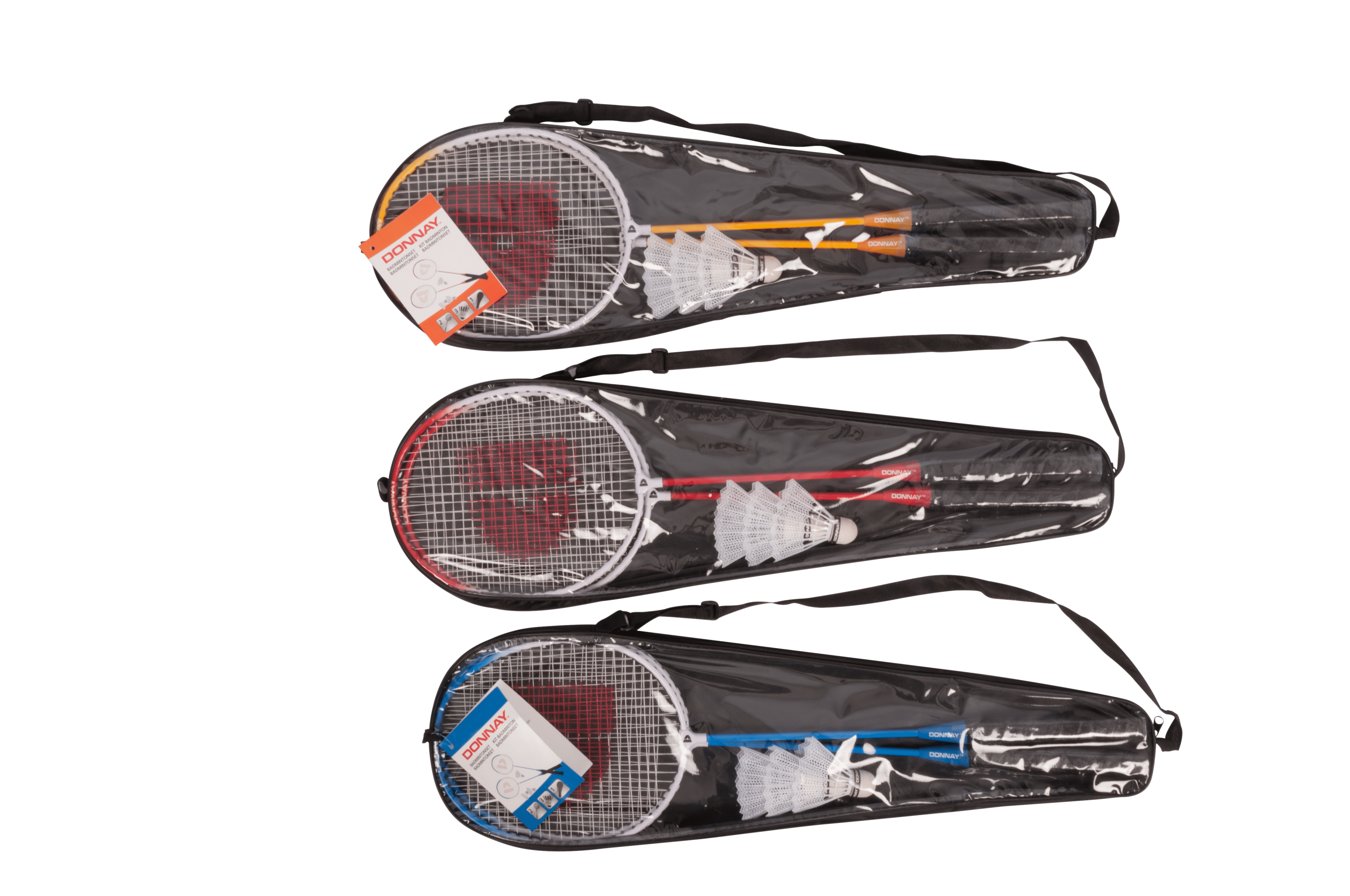 Donnay Badmintonset + draagtas ass