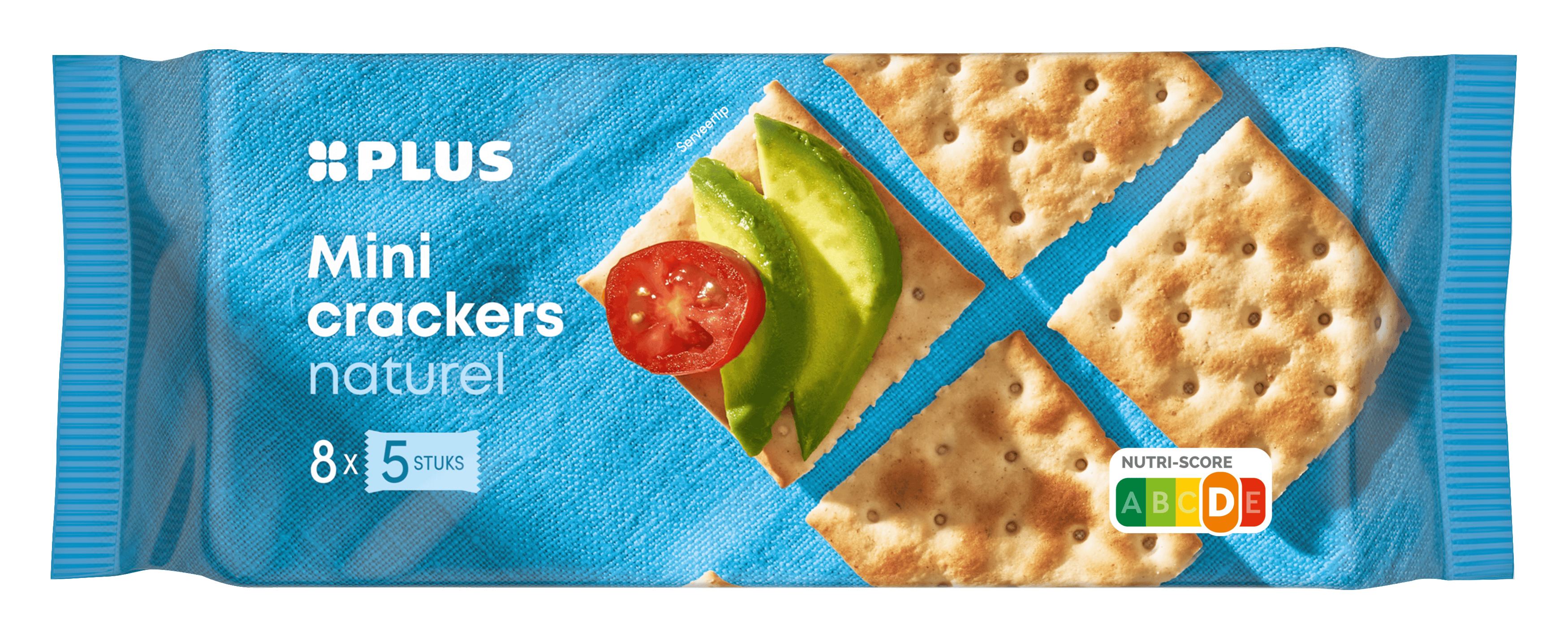 PLUS Mini crackers naturel