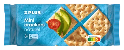 PLUS Mini crackers naturel