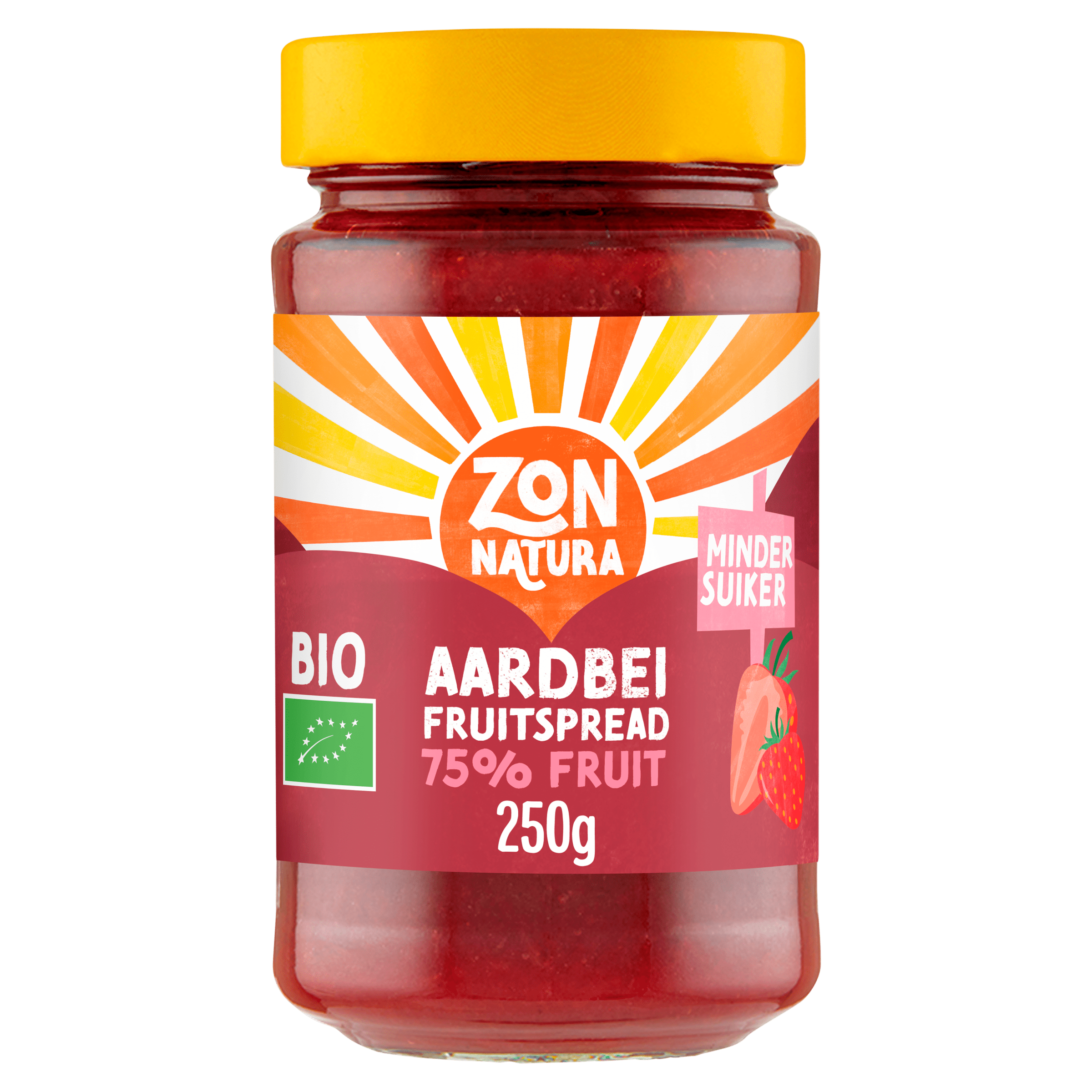 Zonnatura Fruitspread aardbei bio