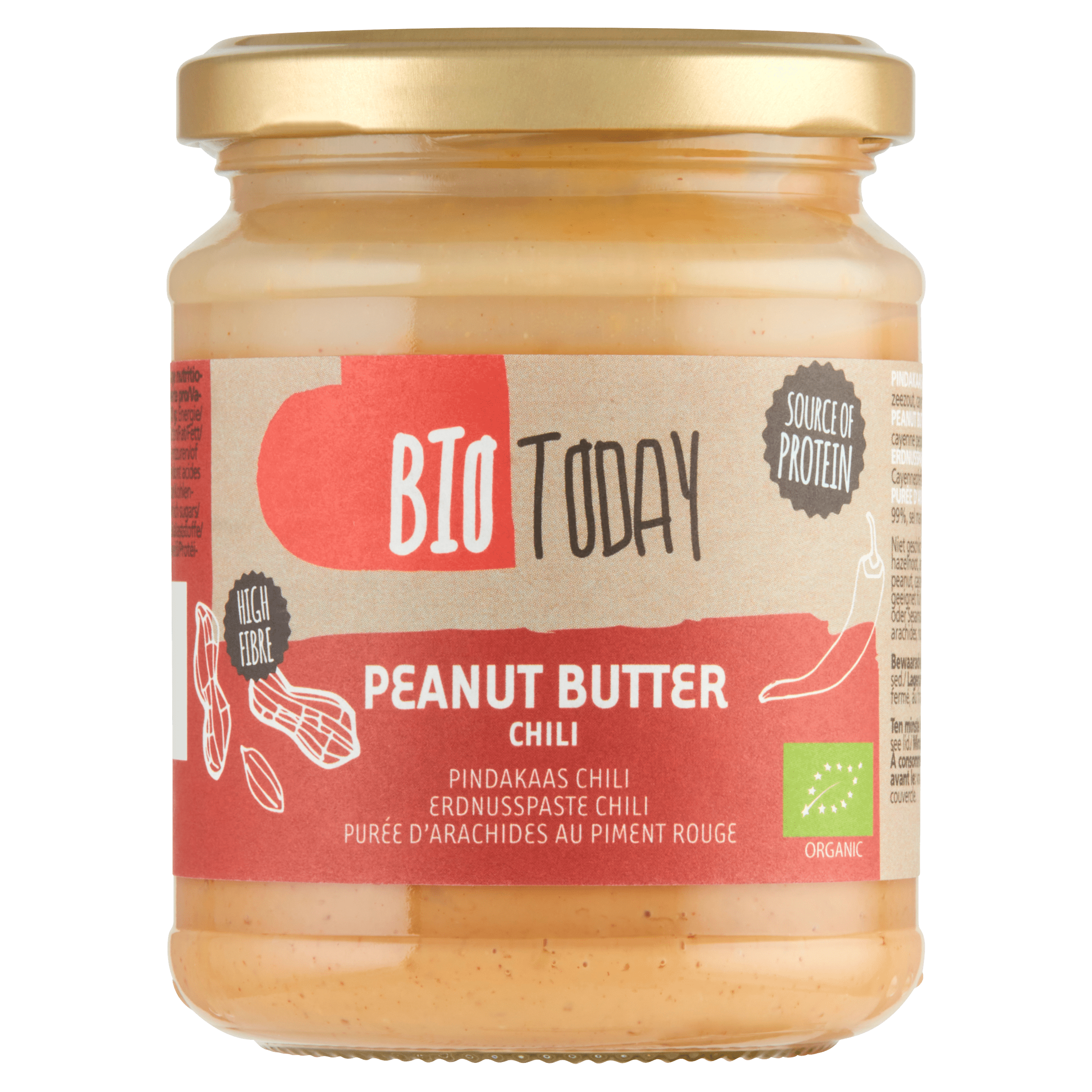 BioToday Pindakaas chili bio