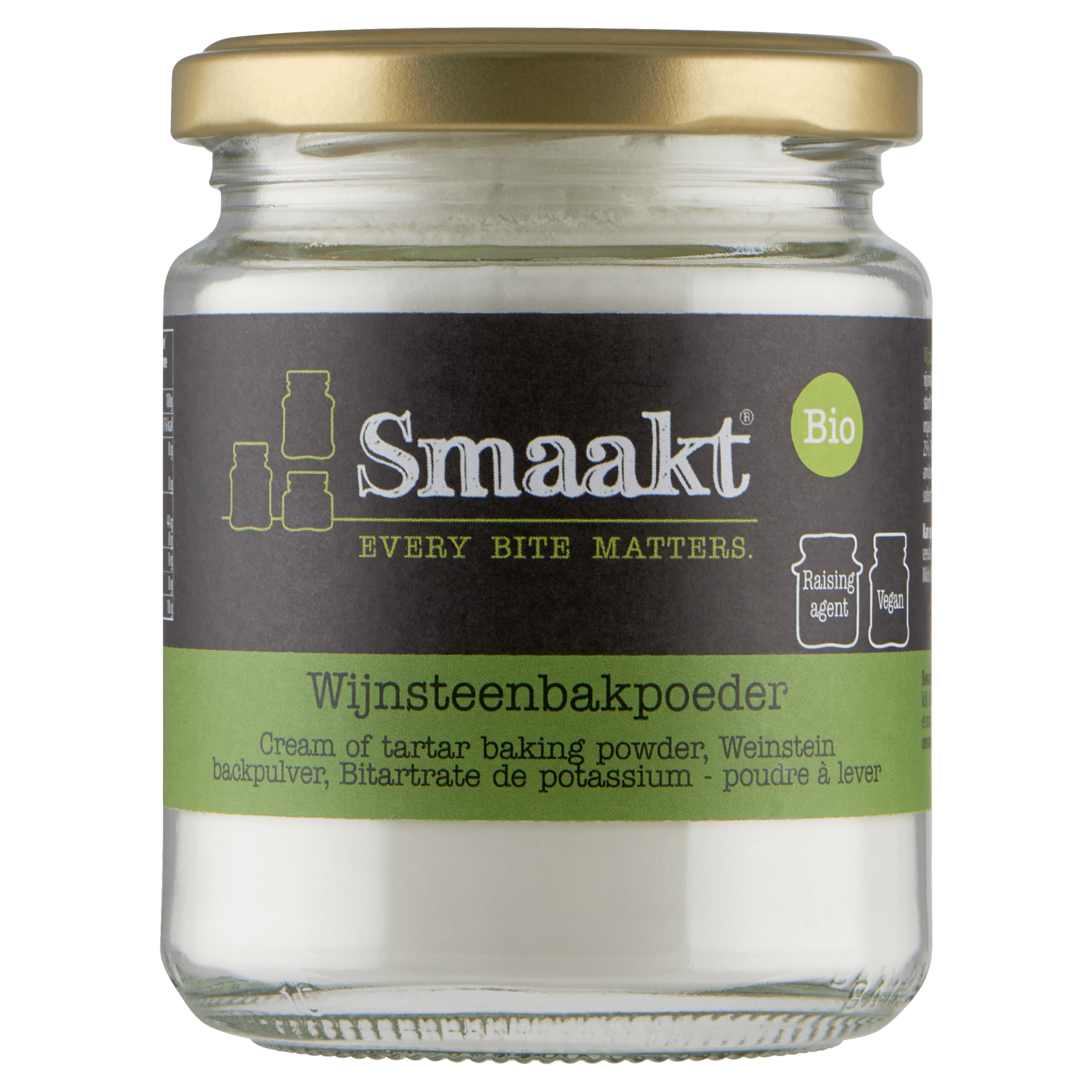 Smaakt Wijnsteenbakpoeder bio