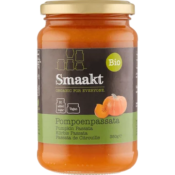 Smaakt Pompoenpassata bio